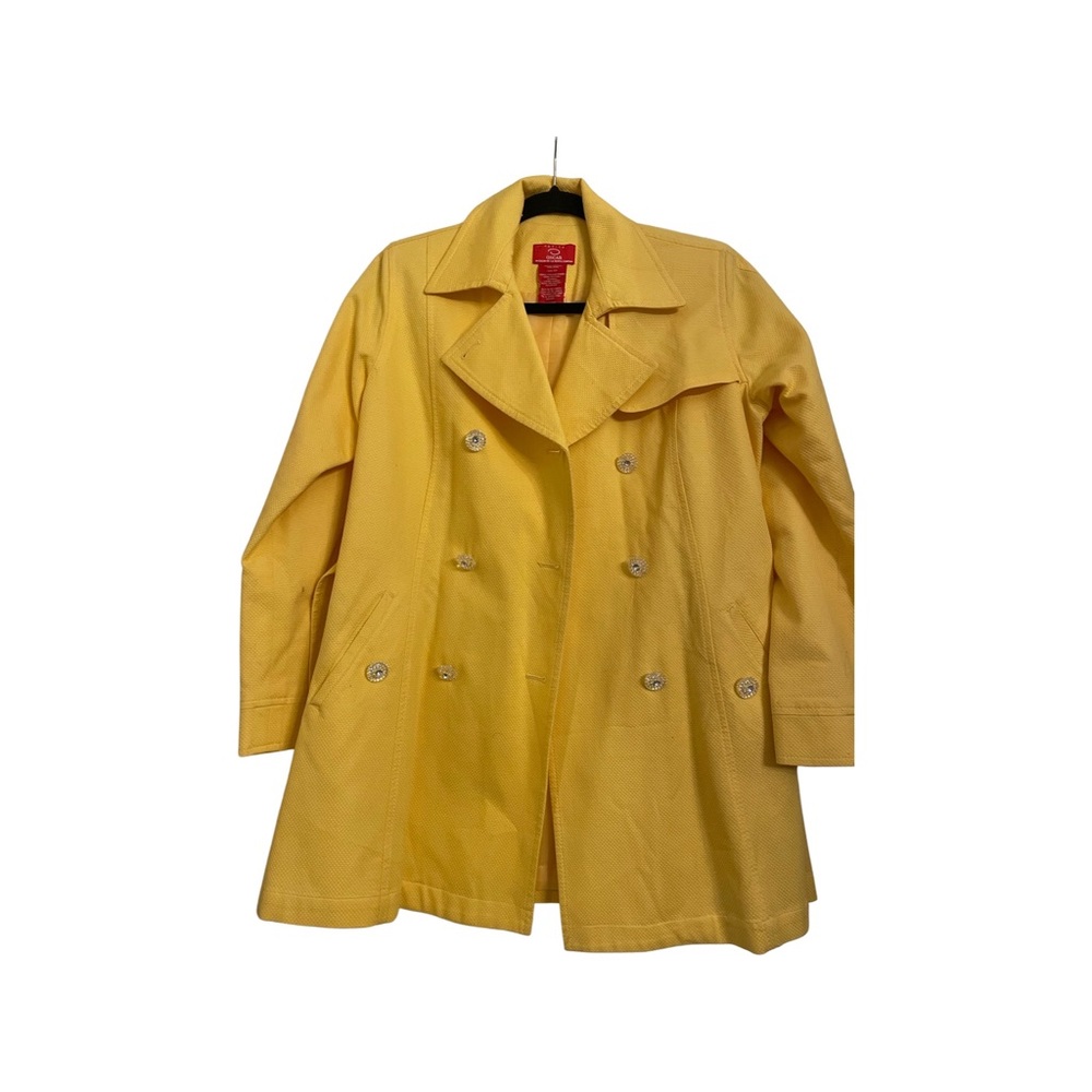 Spring yellow light weight coat - Picture 7 of 8
